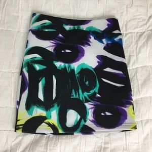 BEBE Art Deco Mini Skirt